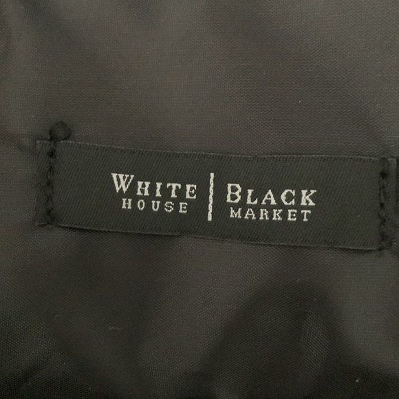 NWT WHITE HOUSE | BLACK MARKET Quilted Bow Black Cosmetic Case - Picture 8 of 10